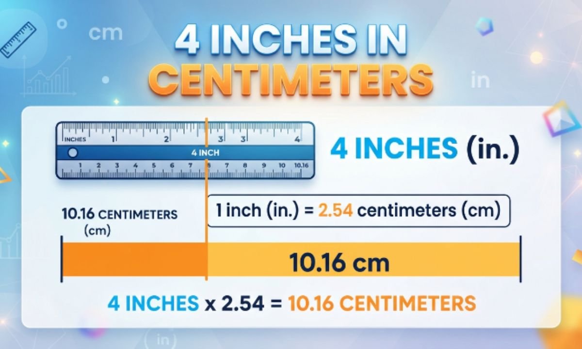4 Inches in Centimeters