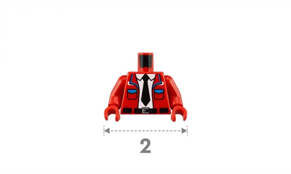 A LEGO Minifigures Torso