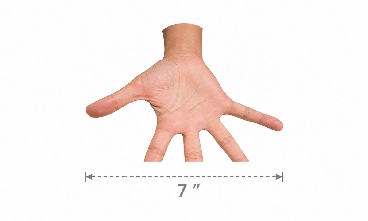 Adult Hand Span (Thumb to Pinky)