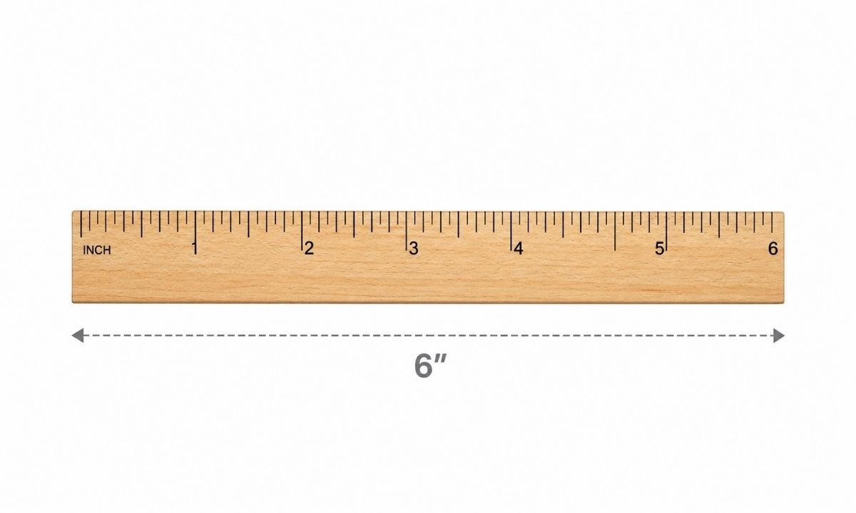 Half of a Standard Ruler