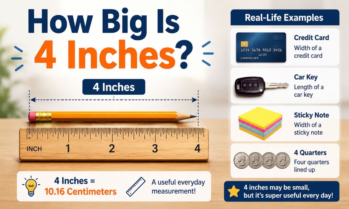 How Big Is 4 Inches