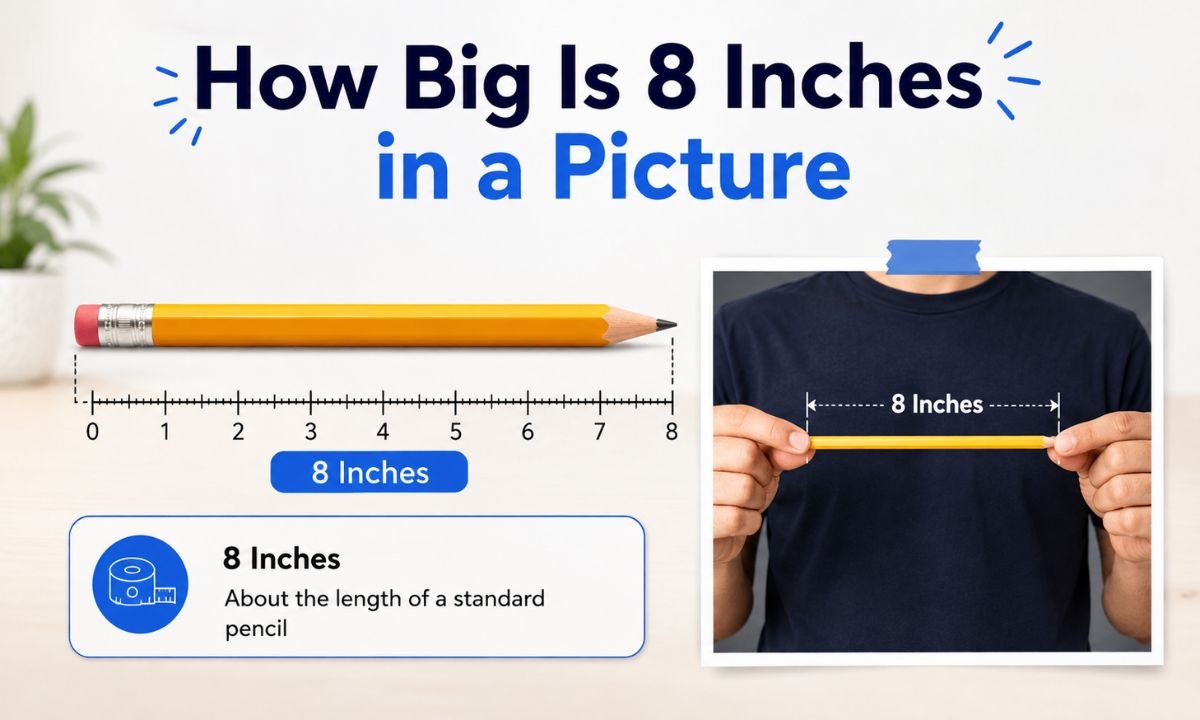 How Big Is 8 Inches in a Picture