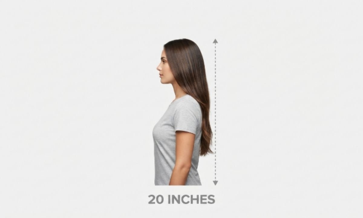 How Long Is 20 Inches Hair