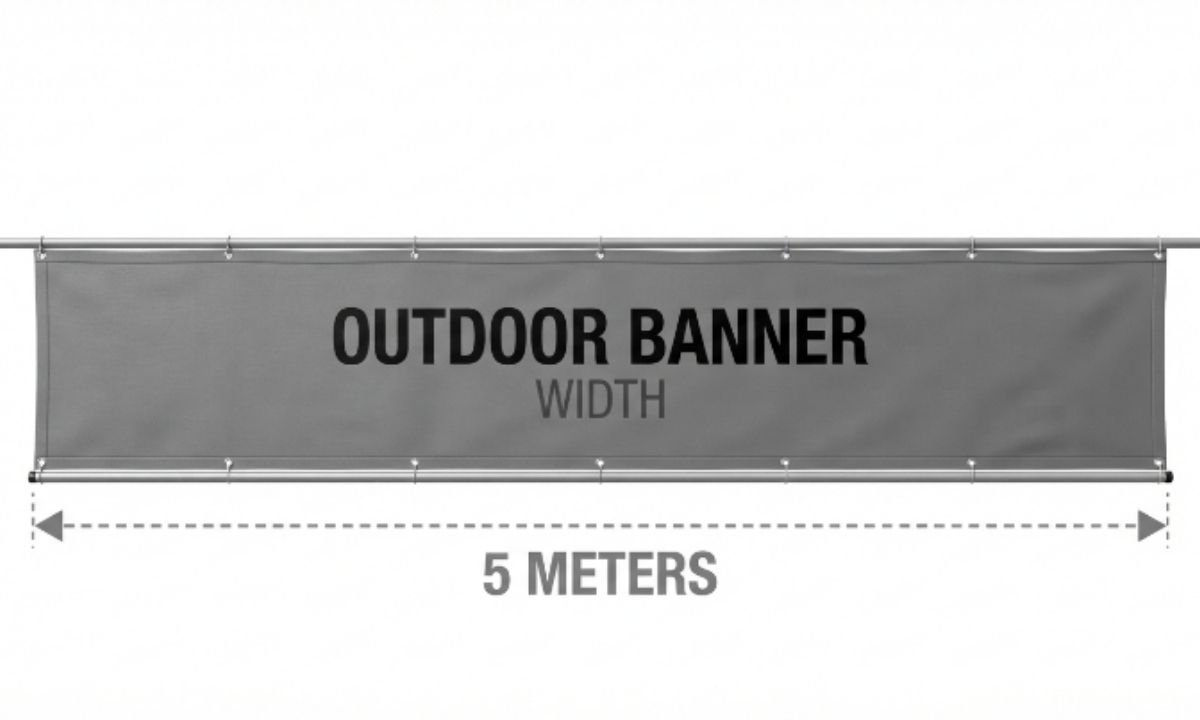 Outdoor Banner Width