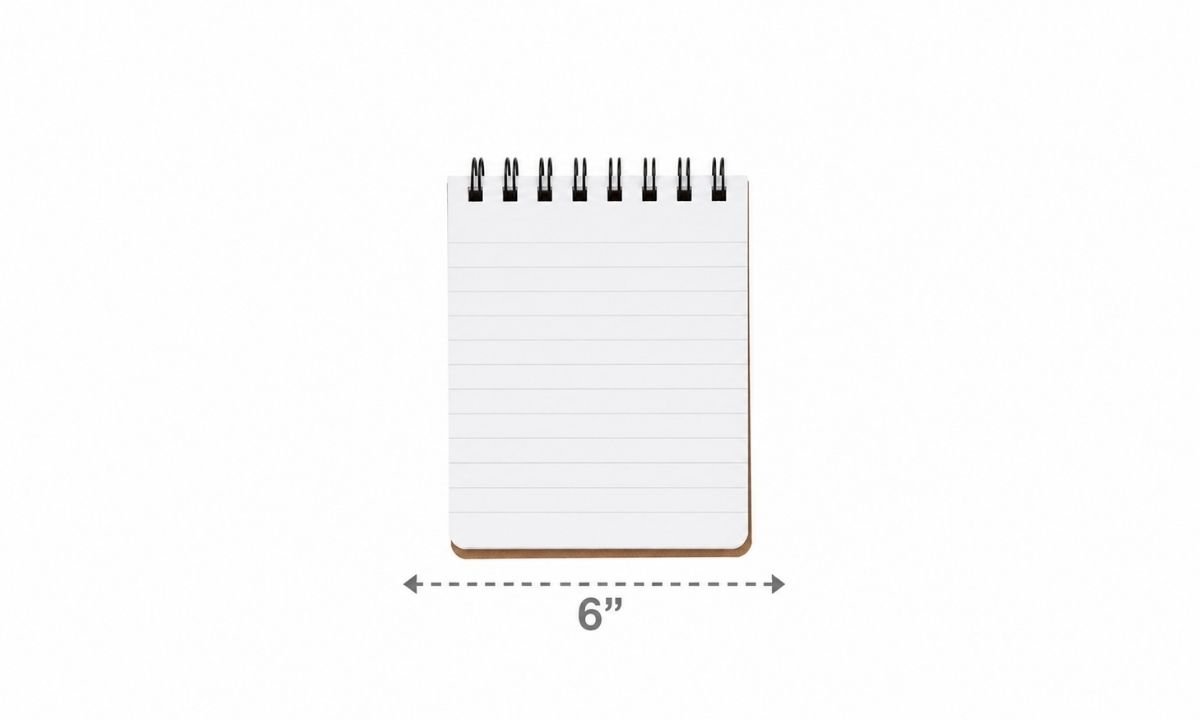 Small Notepad Height