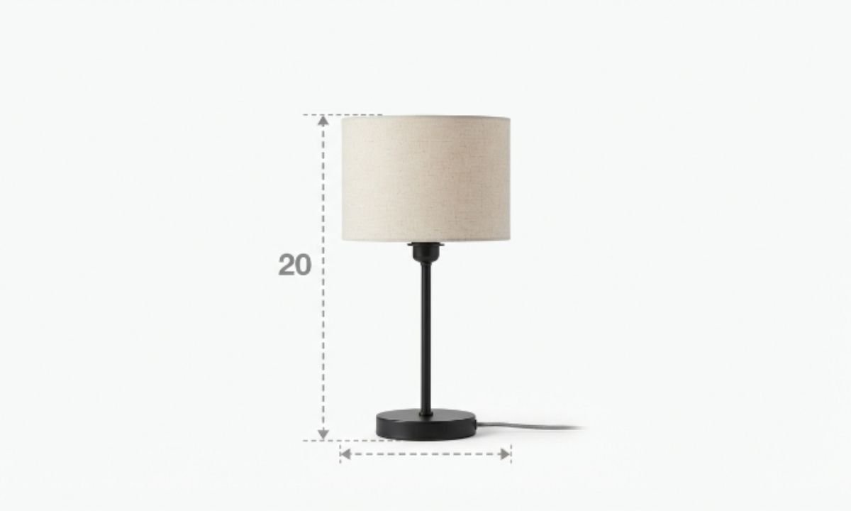 Tabletop Lamp Height