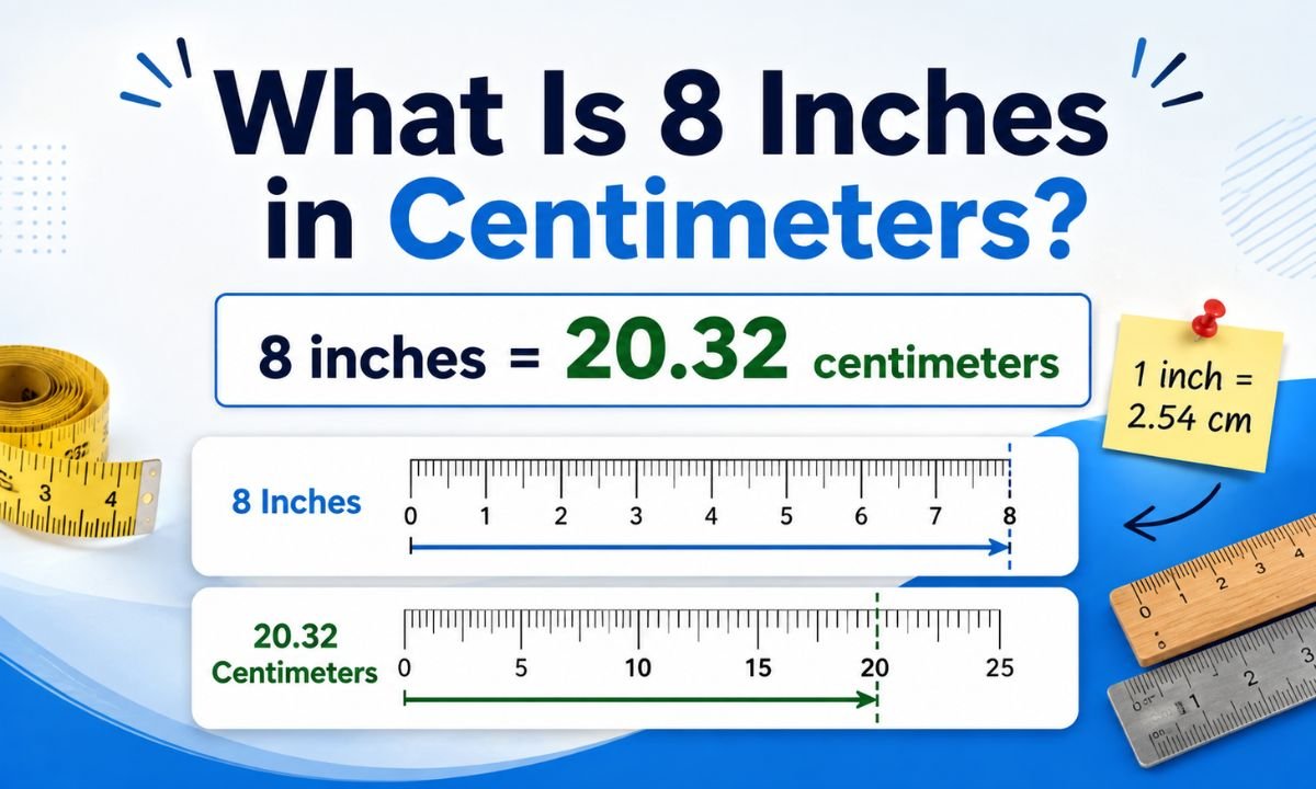 What Is 8 Inches in Centimeters
