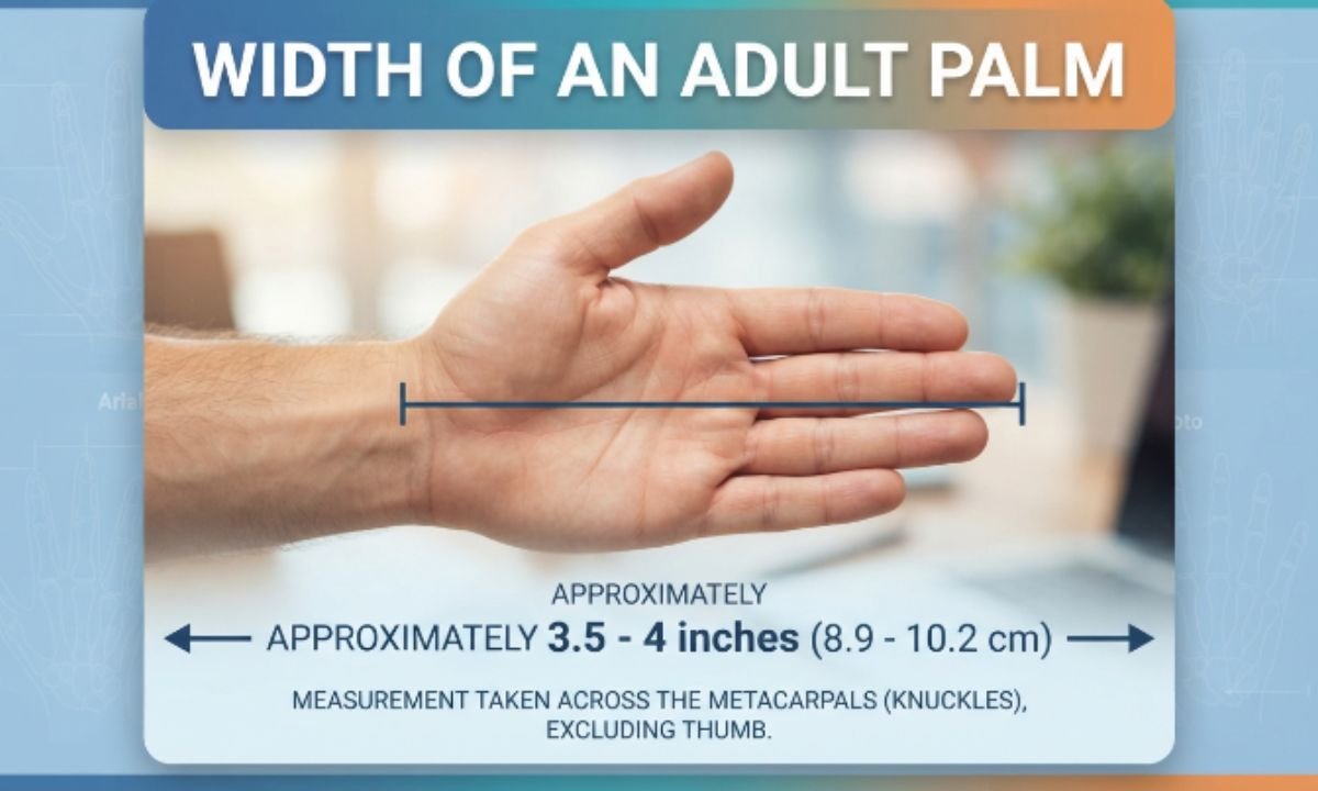 Width of an Adult Palm