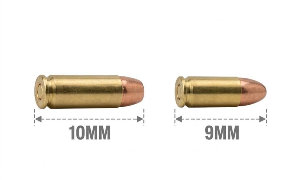 10mm Bullet vs 9mm
