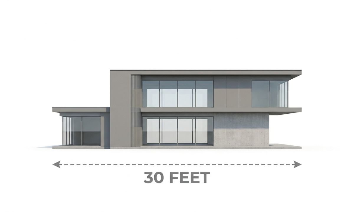 30-Feet-Tall Building