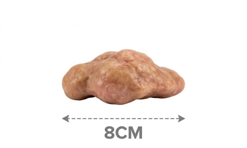 8 cm Tumor