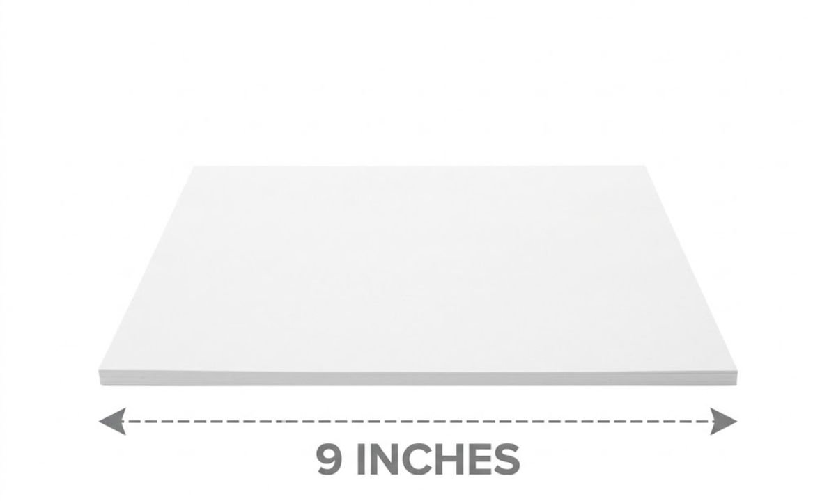 9-Inch Paper Sheet