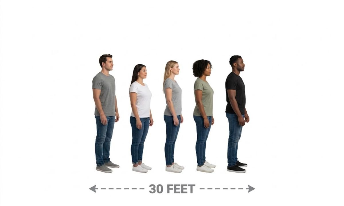 About Five Adult Heights