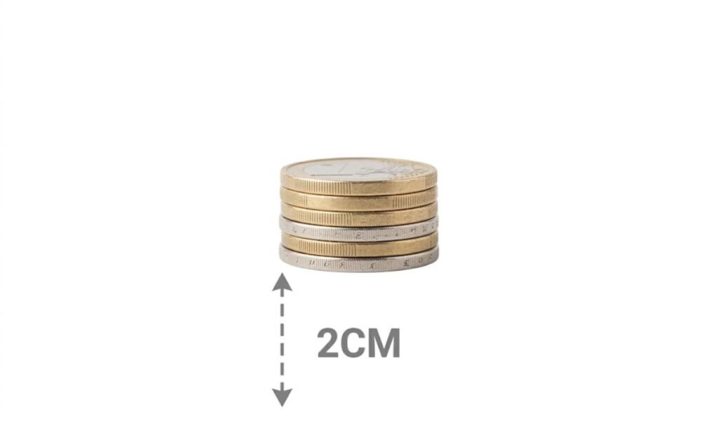 Coin Stack Thickness