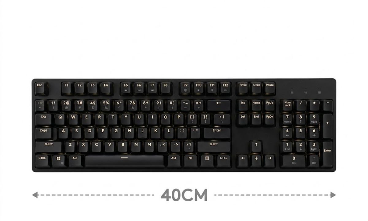 Computer Keyboard with Numpad