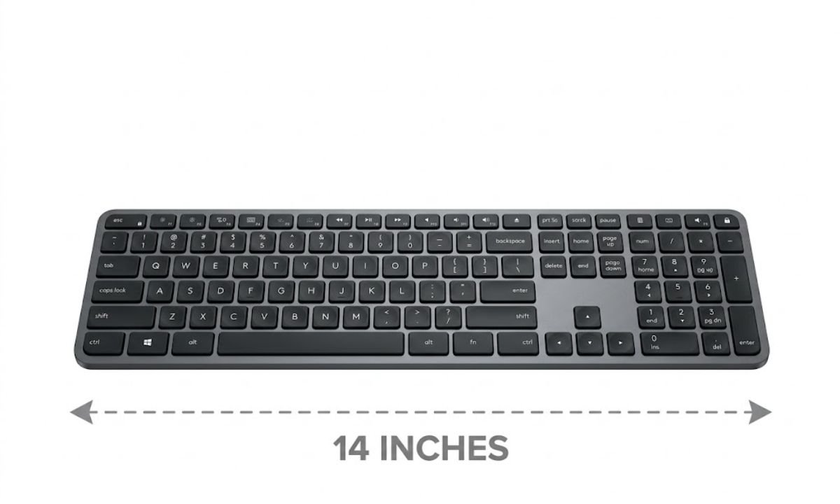 Desktop Keyboard Width