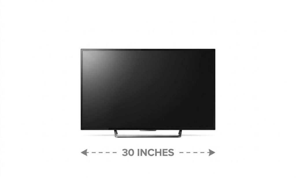 Flat Screen TV Width