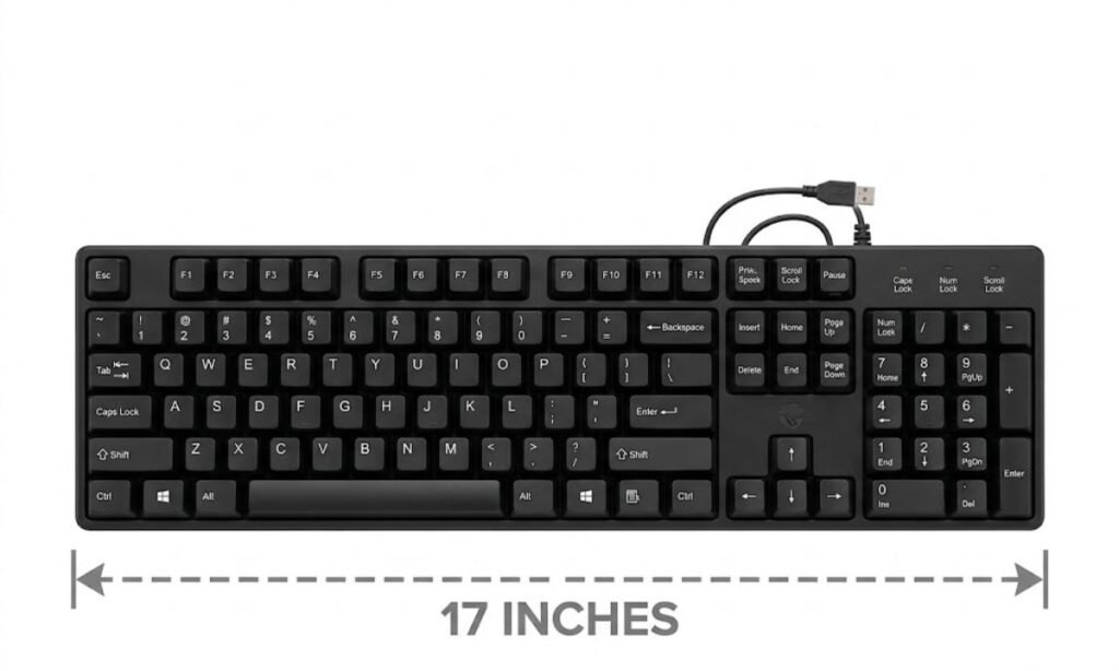 Full-Size Computer Keyboard