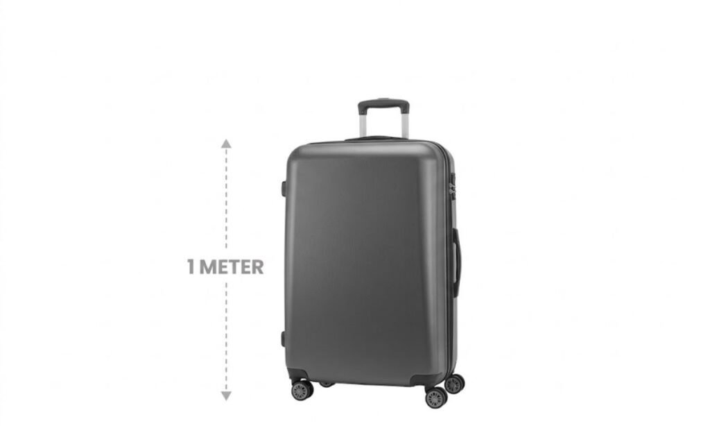 Large Suitcase Height