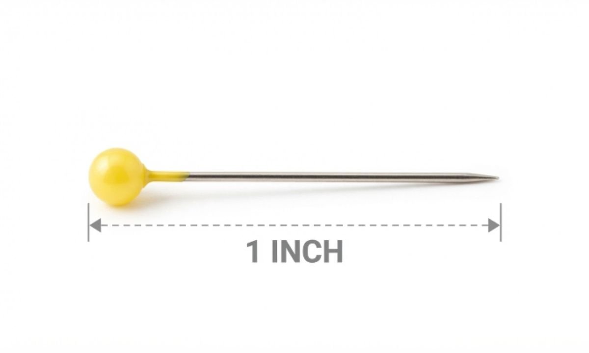 Length of a Sewing Pin Head Section