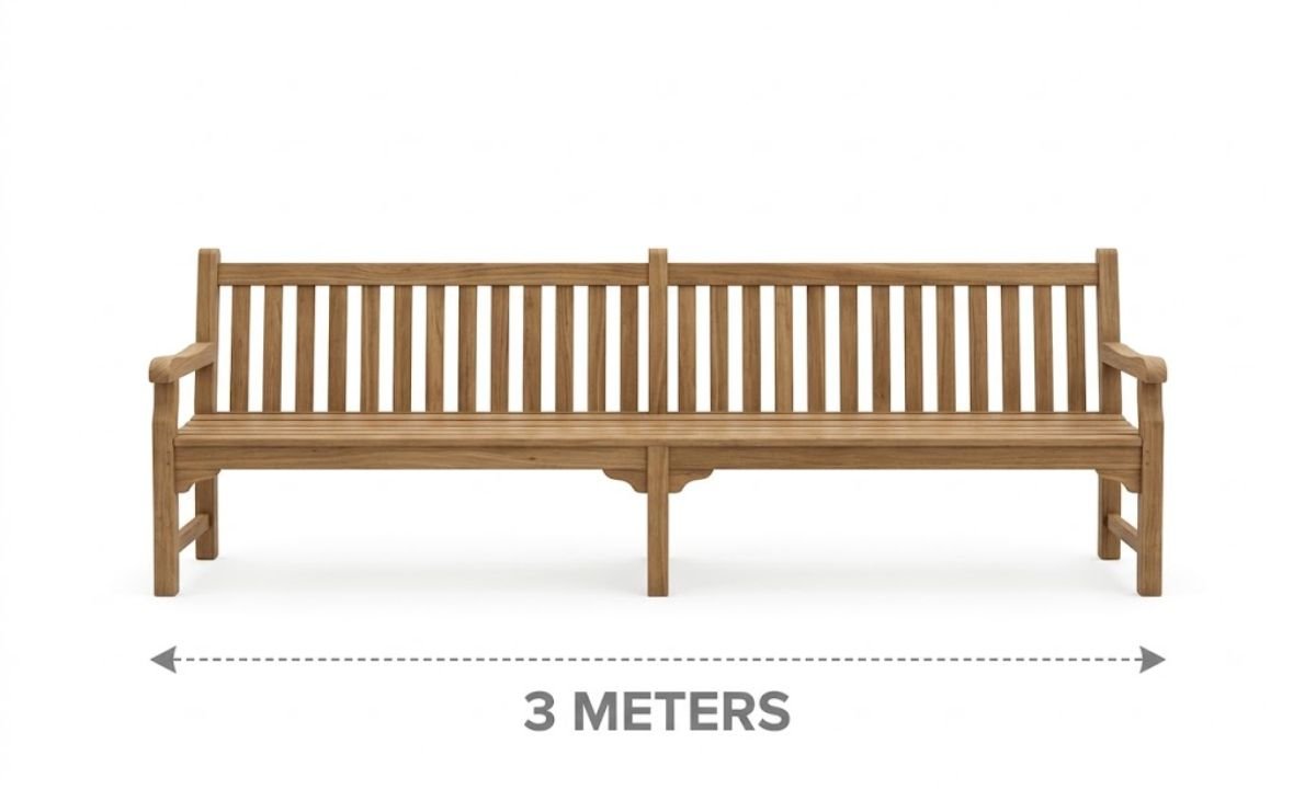 Long Garden Bench