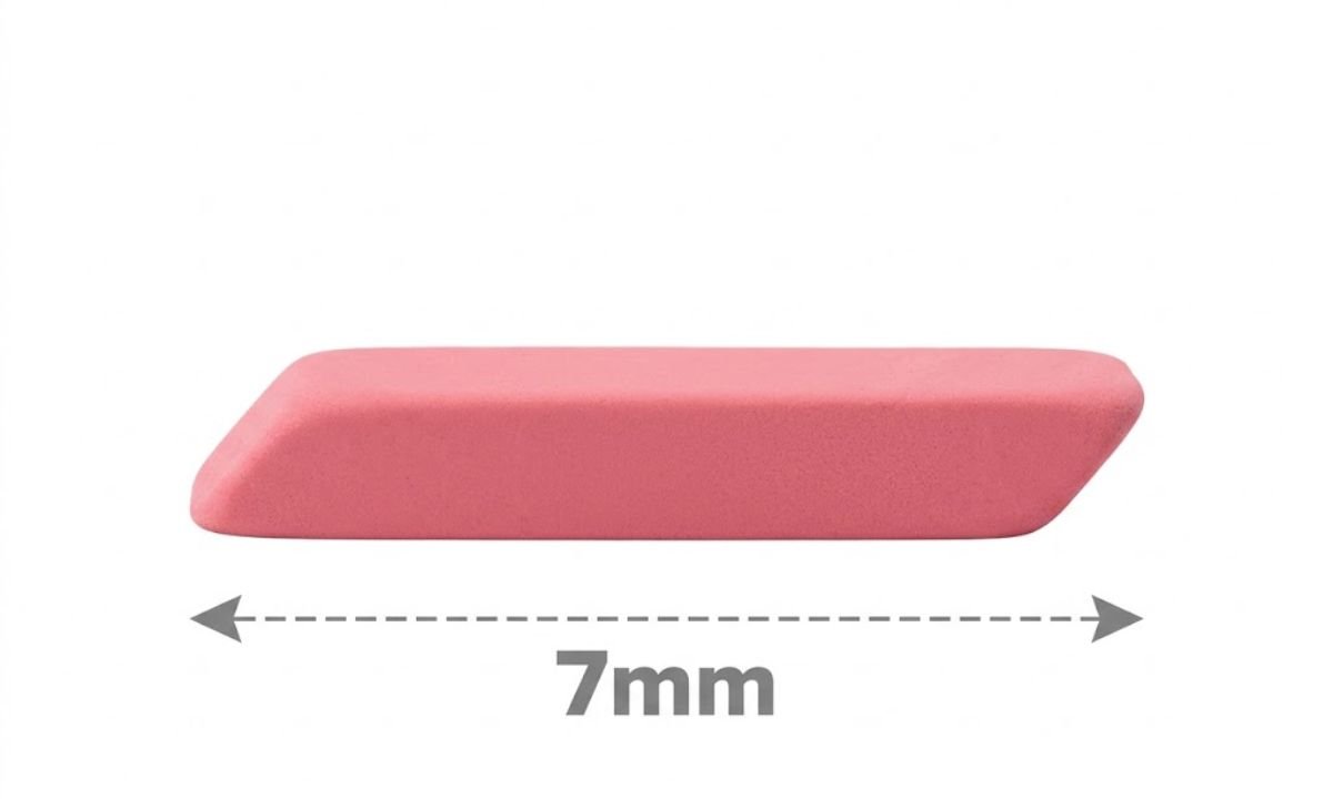 Pencil Eraser Thickness