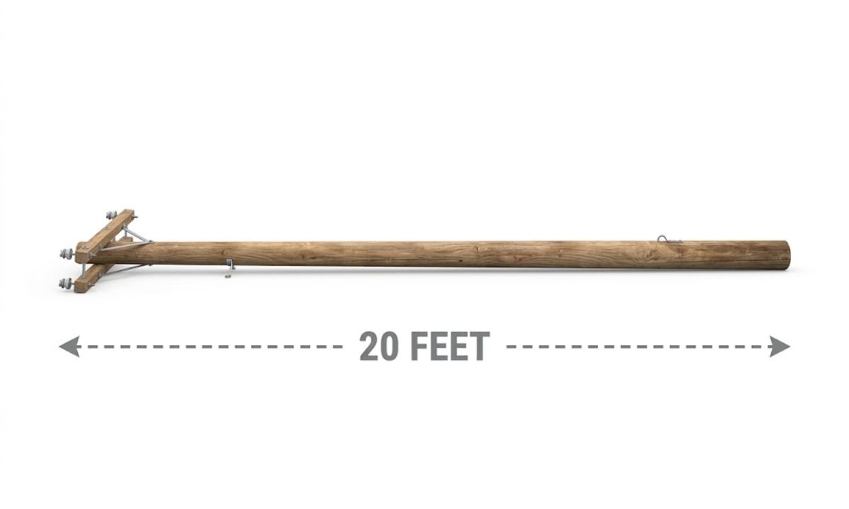 Short Telephone Pole