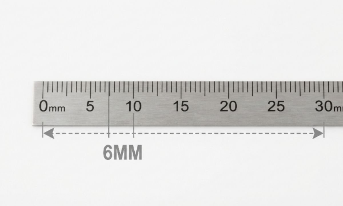 Show Me 6mm on a Ruler