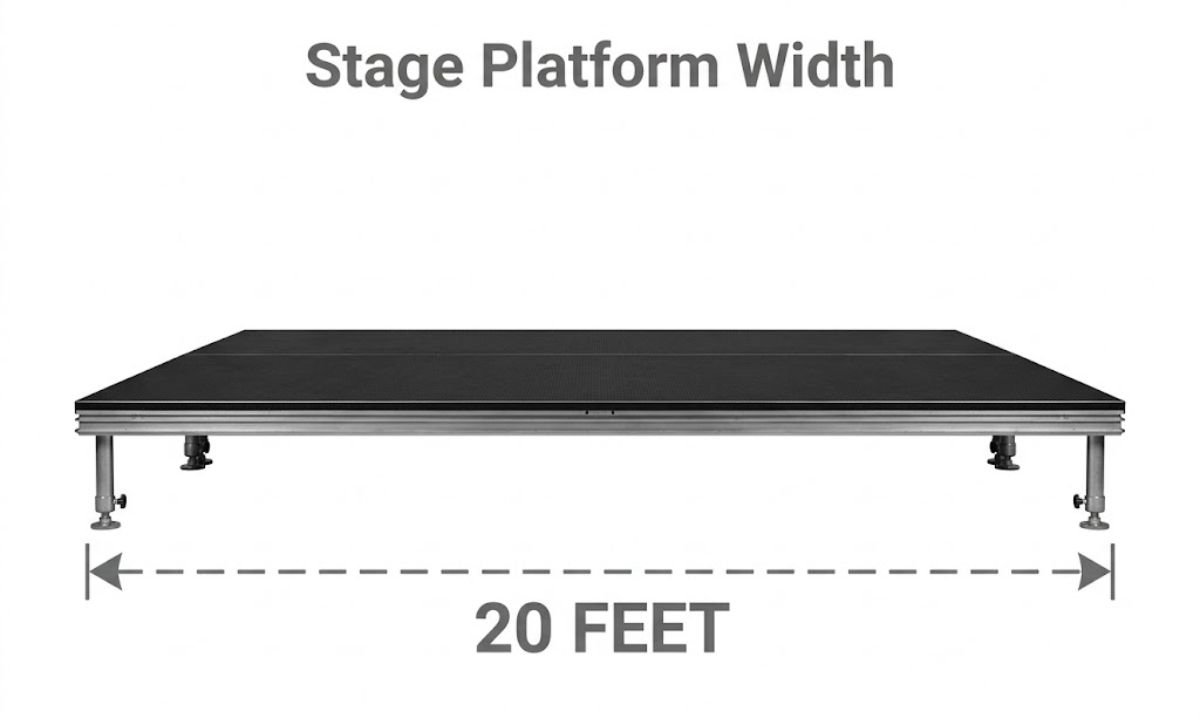 Stage Platform Width