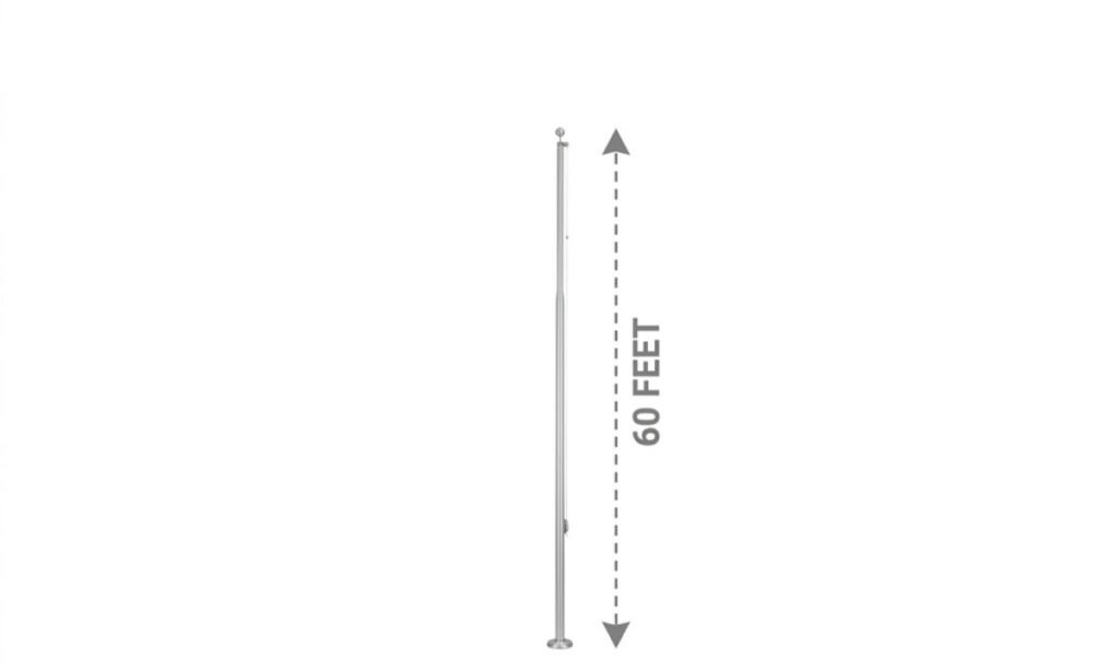 A 60-Foot Flagpole