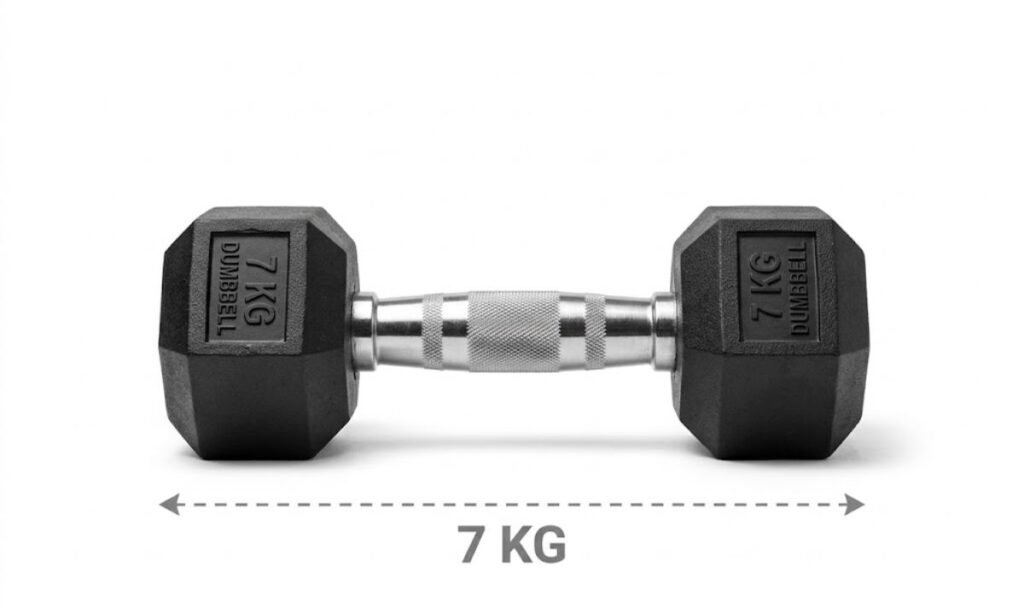 A 7 kg Dumbbell