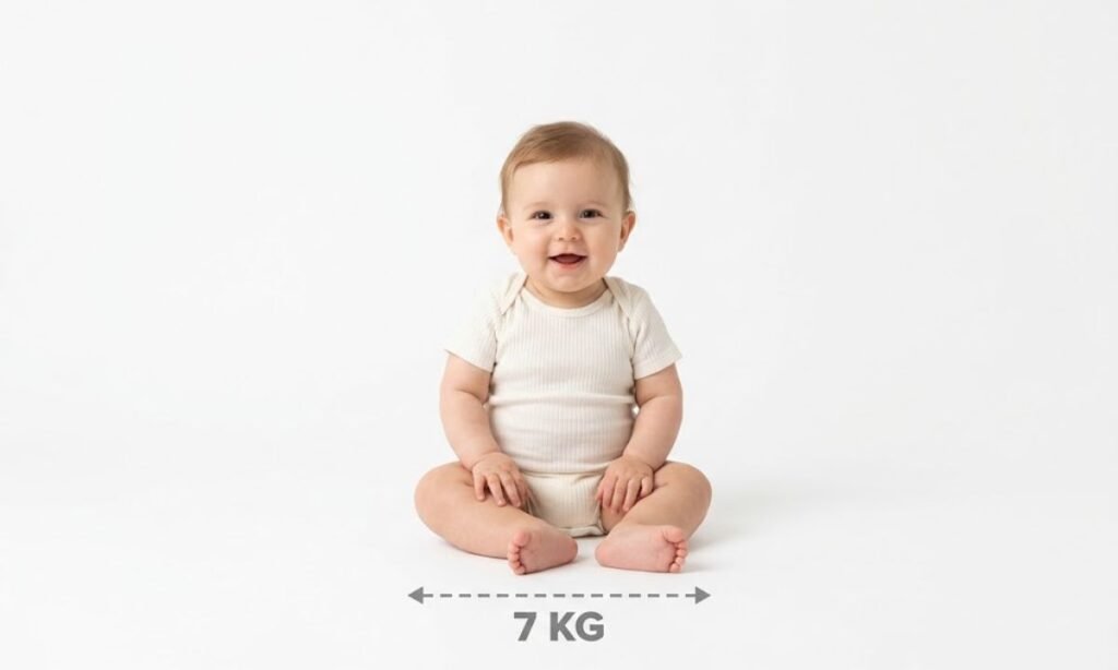 A Baby Around Five to Six Months