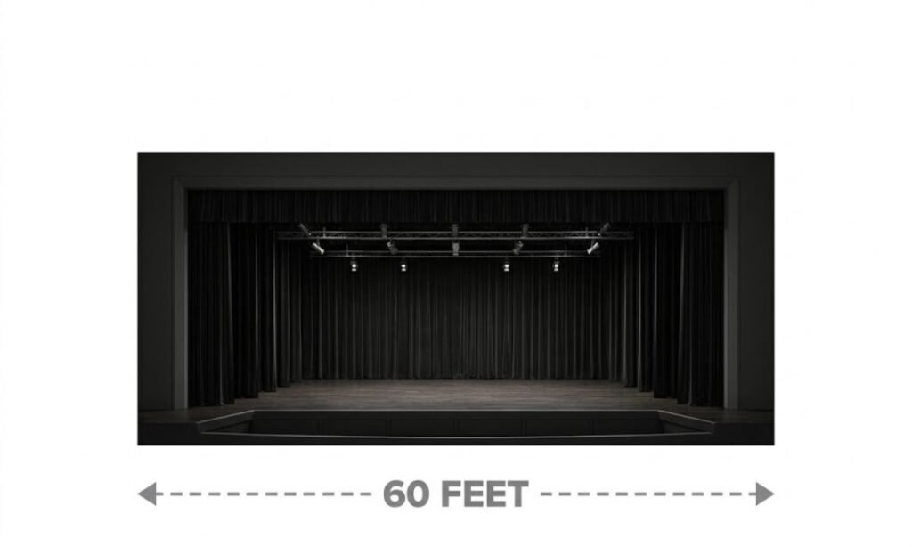 A Mid-Size Theater Stage