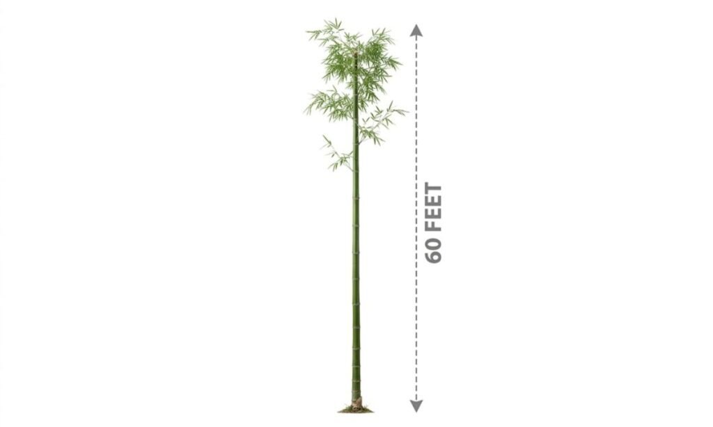 A Single Giant Bamboo Stalk