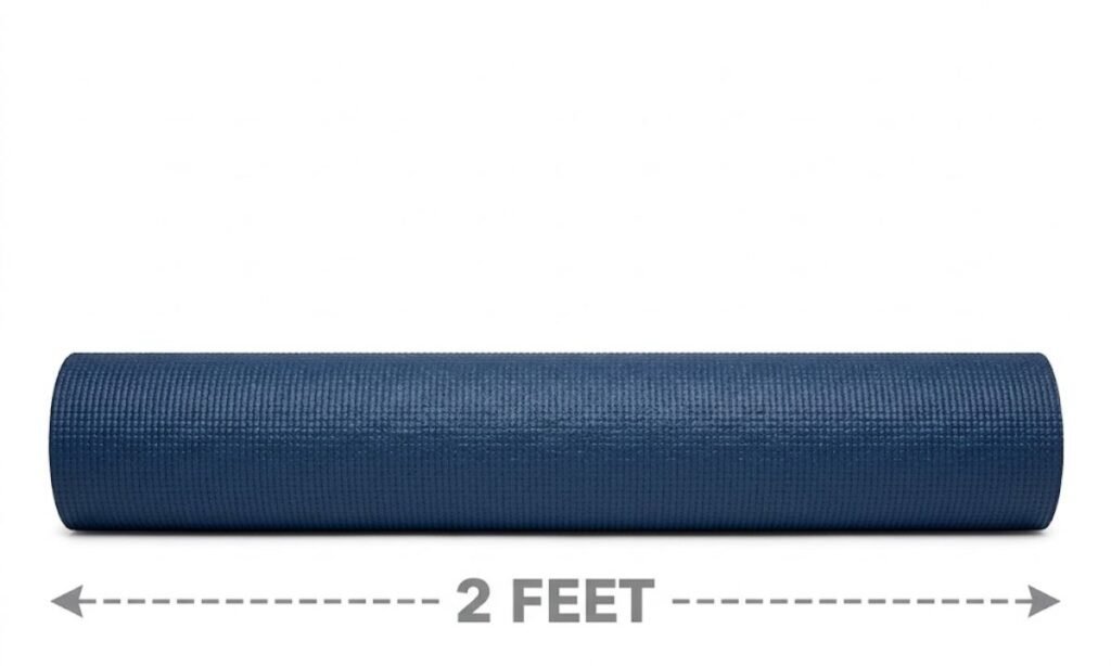 A Standard Yoga Mat Width
