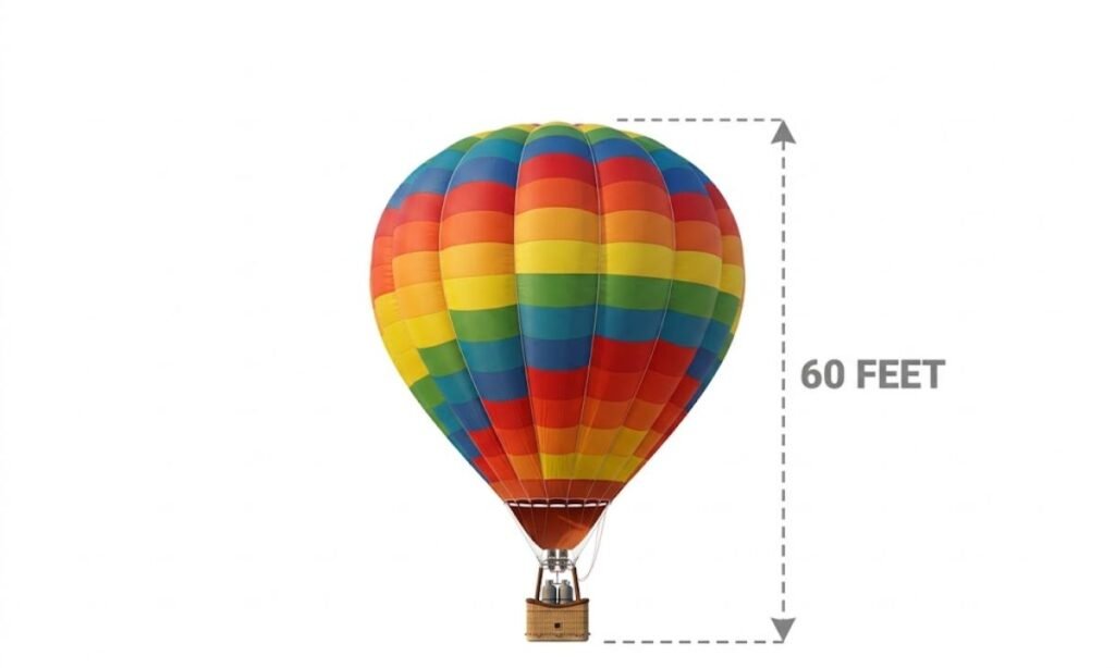 An Inflated Hot Air Balloon