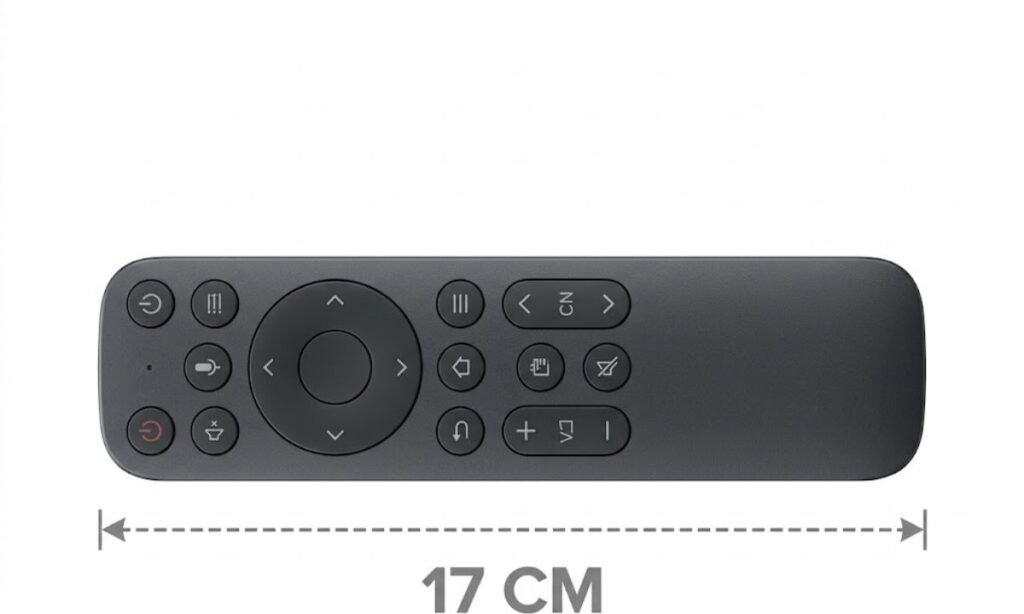 Compact TV Remote Control