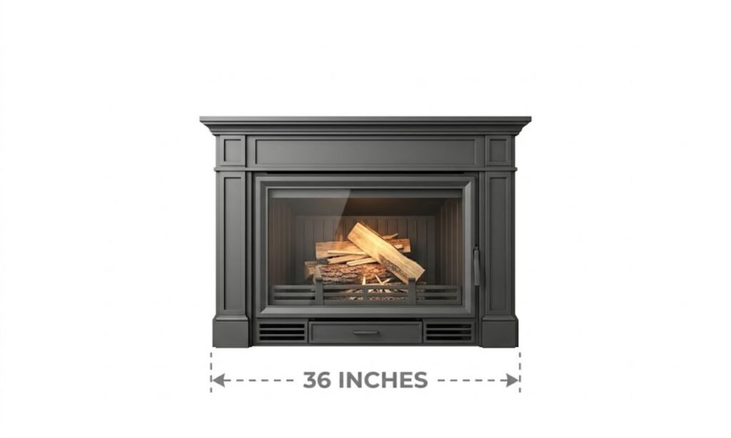 Fireplace Opening Width