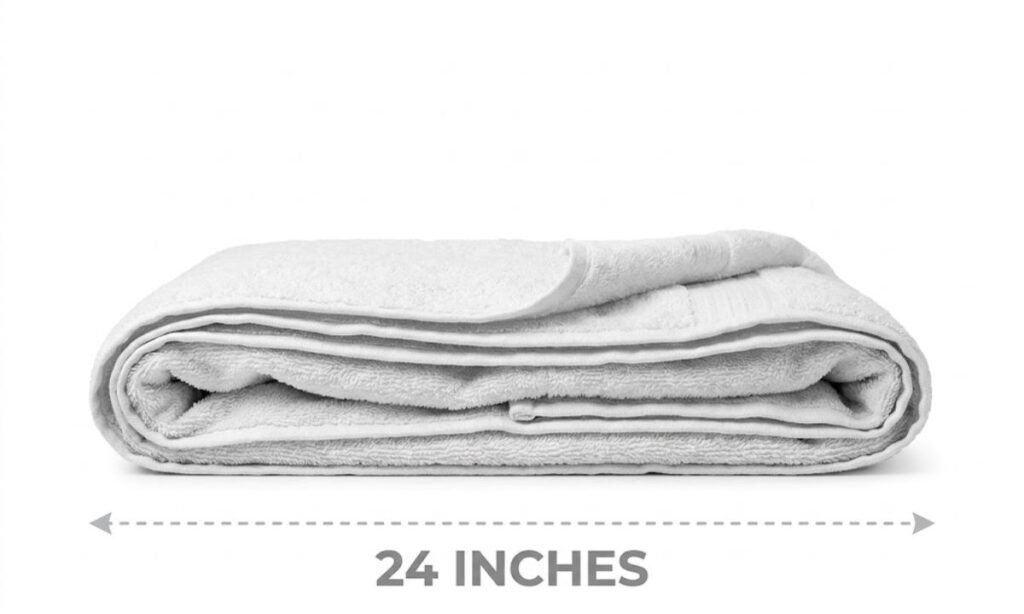 Folded Bath Towel