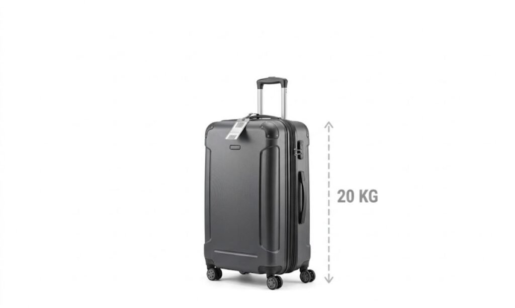 Fully Packed Checked Suitcase