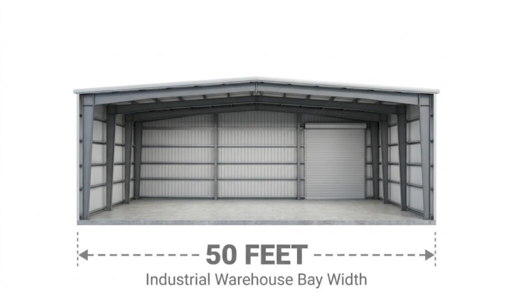 Industrial Warehouse Bay Width