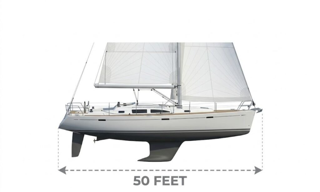 Large Sailboat Length