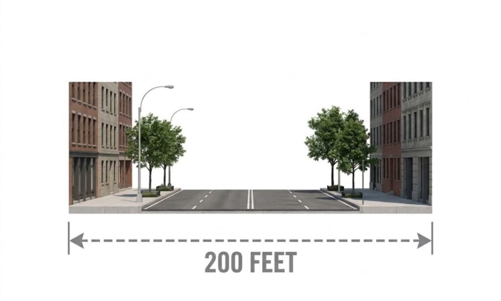 Manhattan City Block Width