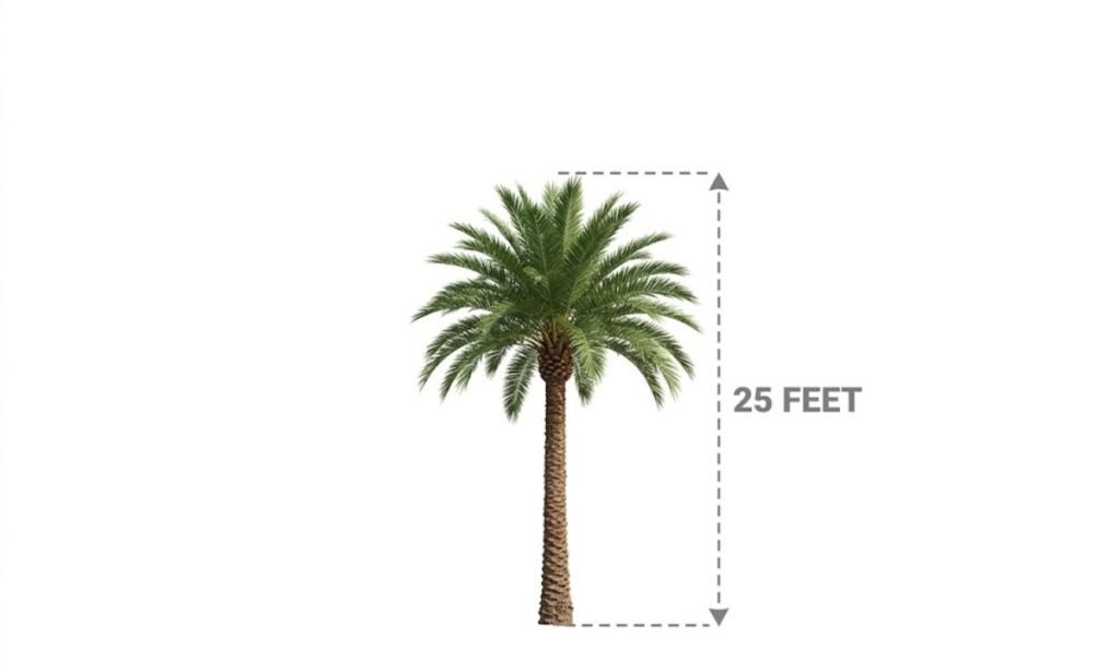 Mature Palm Tree Height