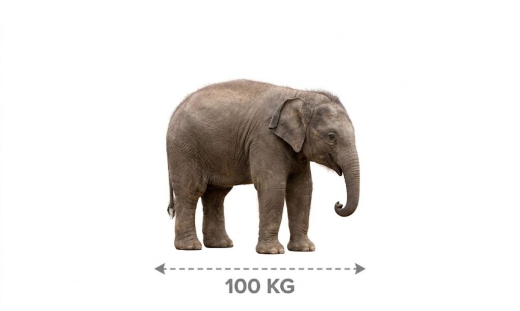 Newborn Elephant Calf