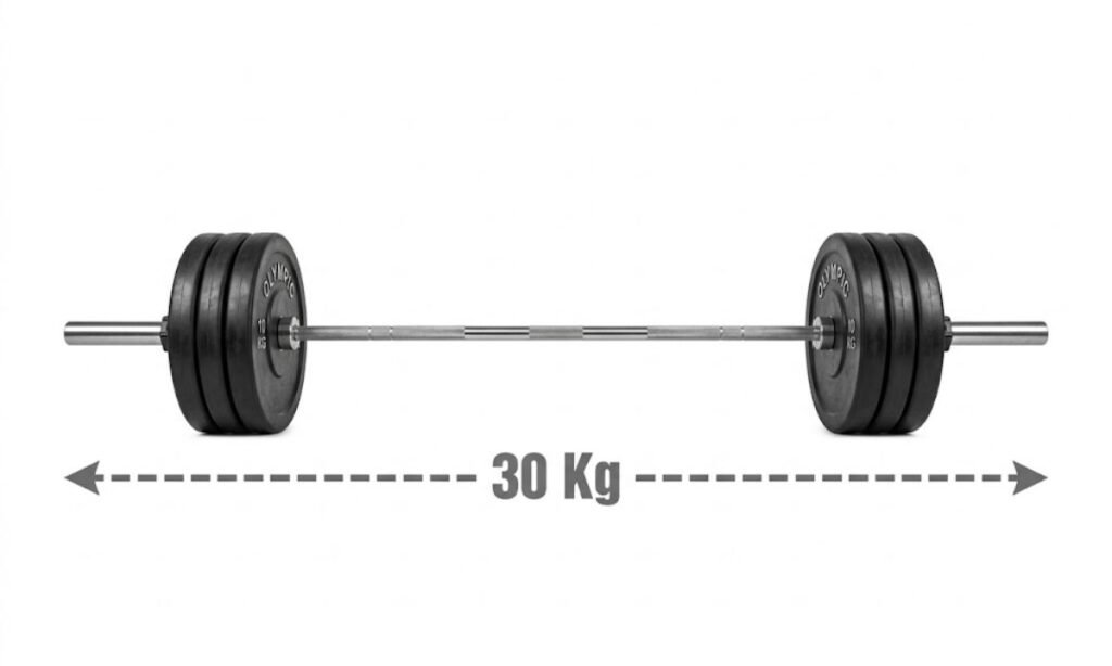 Olympic Barbell with Weight Plates