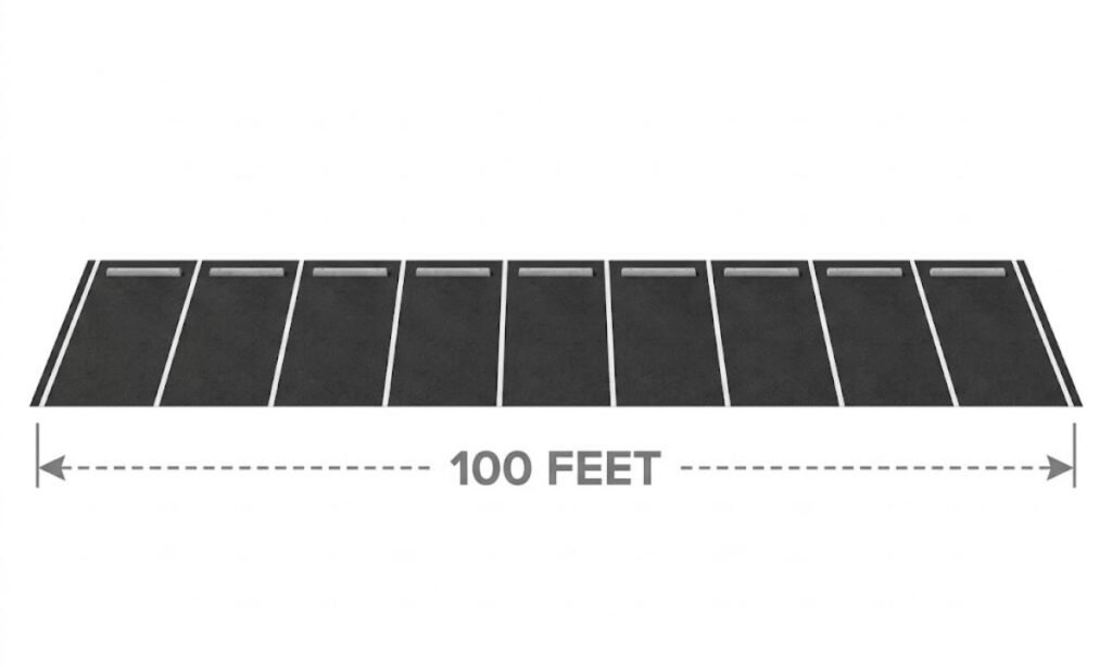 Parking Spaces in a Row