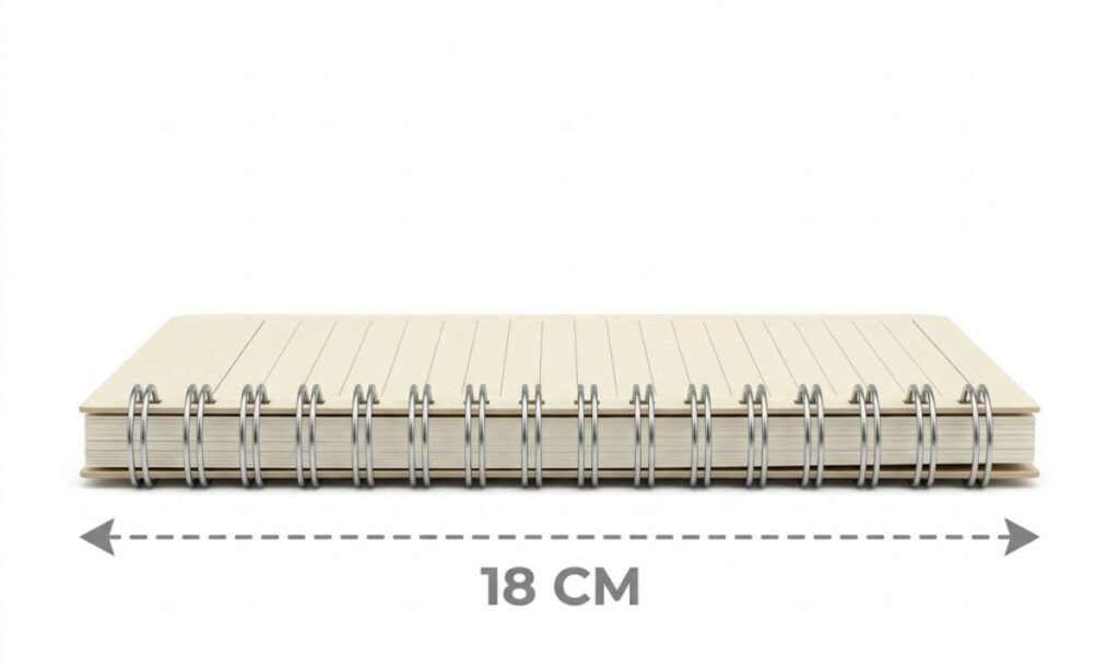 Spiral Notebook Height