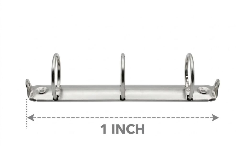 The Rings on a 1-Inch Binder