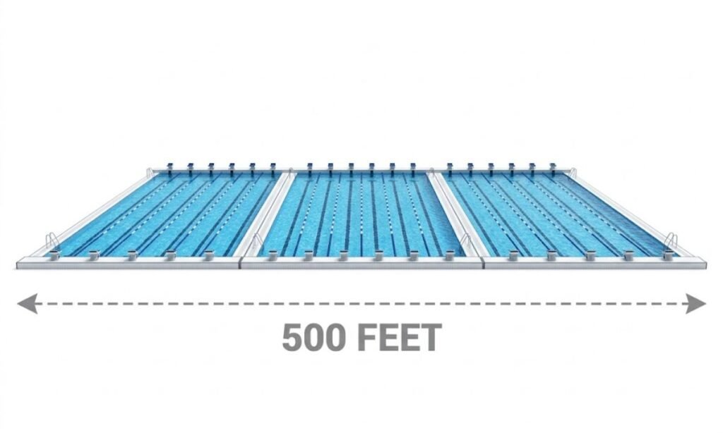 Three Olympic Swimming Pools